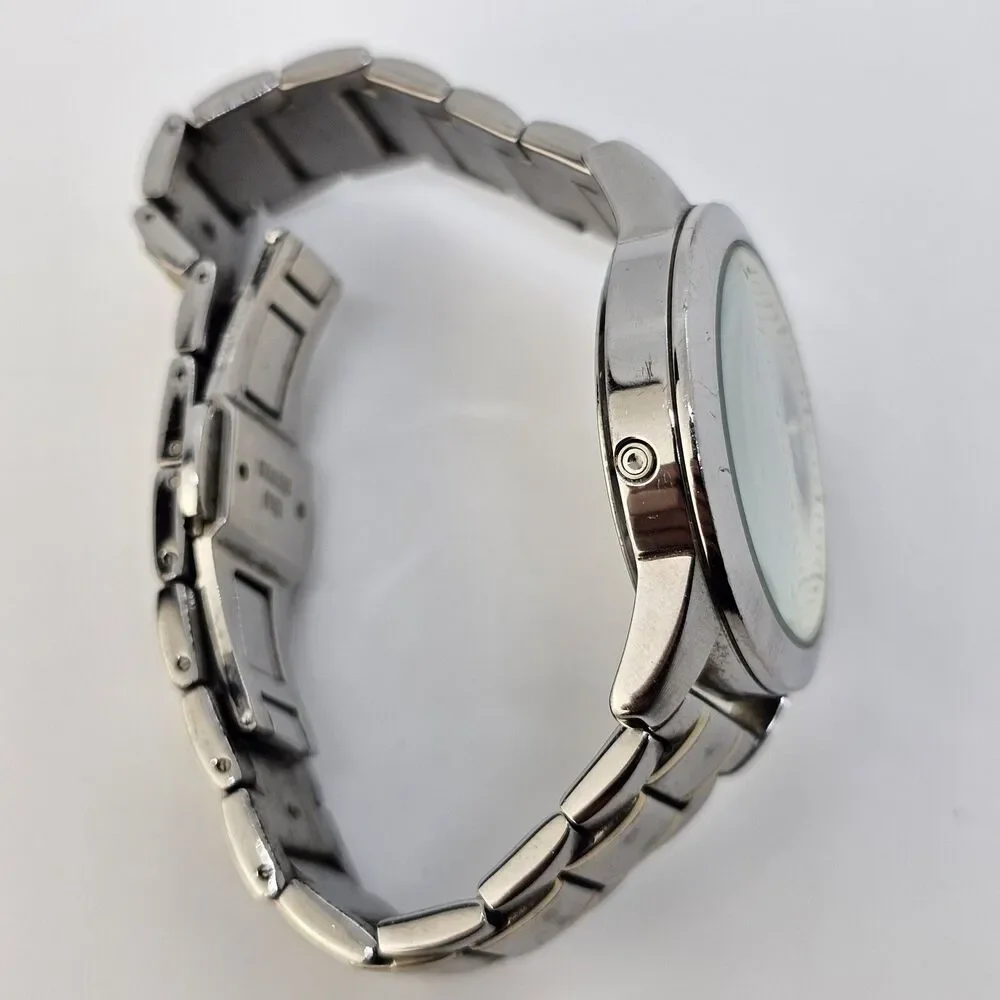 Anne Klein Women's Watch 36MM Gray Dial Gray Gold Bracelet 6.25